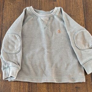 GAP Kids Gray Sweatshirt with Elbow Patches